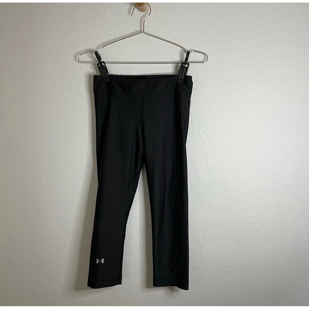 Under Armour HeatGear Compression Leggings Black Womens Size S